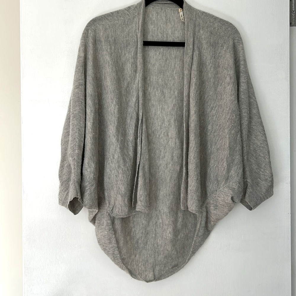 Heather grey S cashmere cardigan